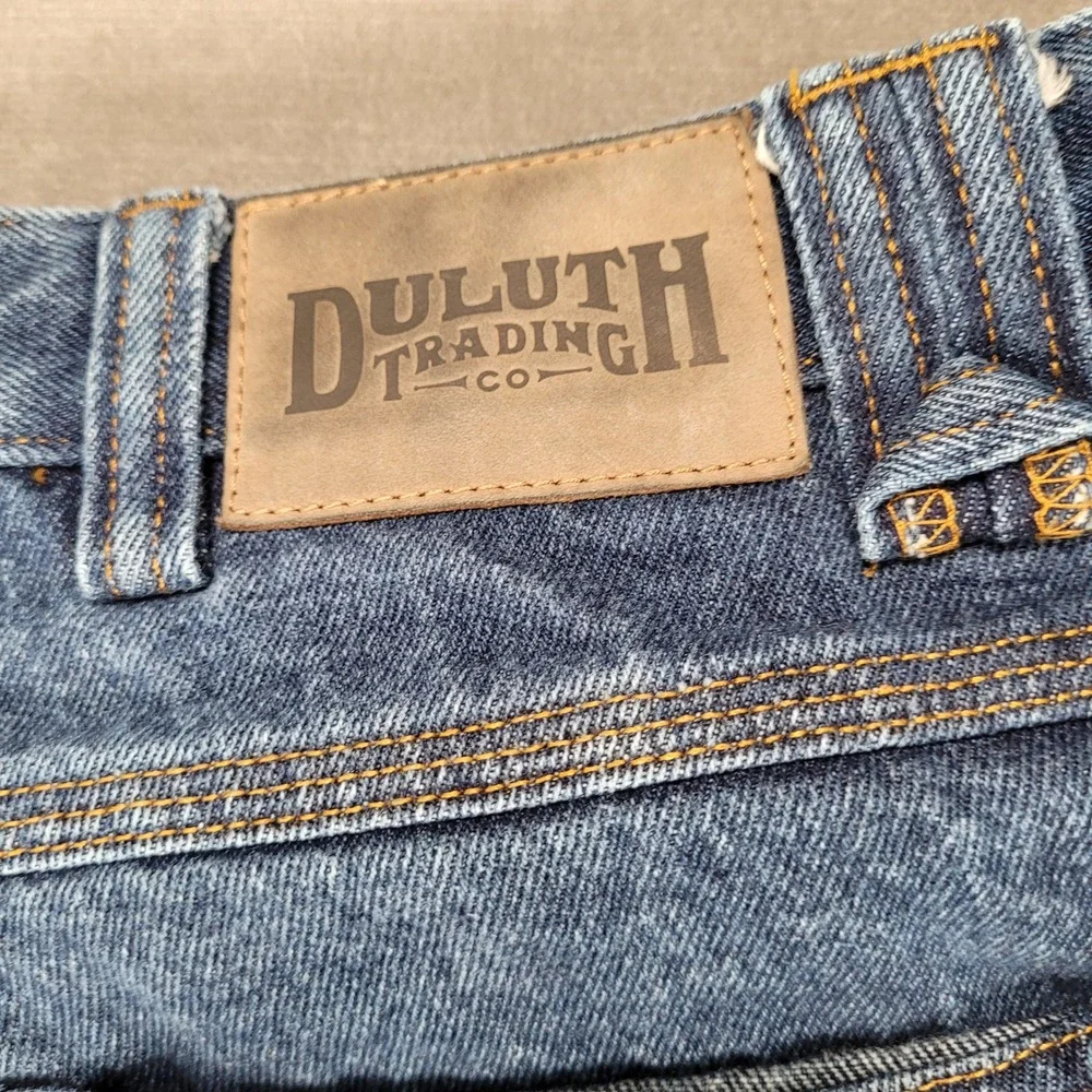Duluth Trading Ball Flex Denim Carpenter Jeans Blue Jeans‎ Mens Size 40x30